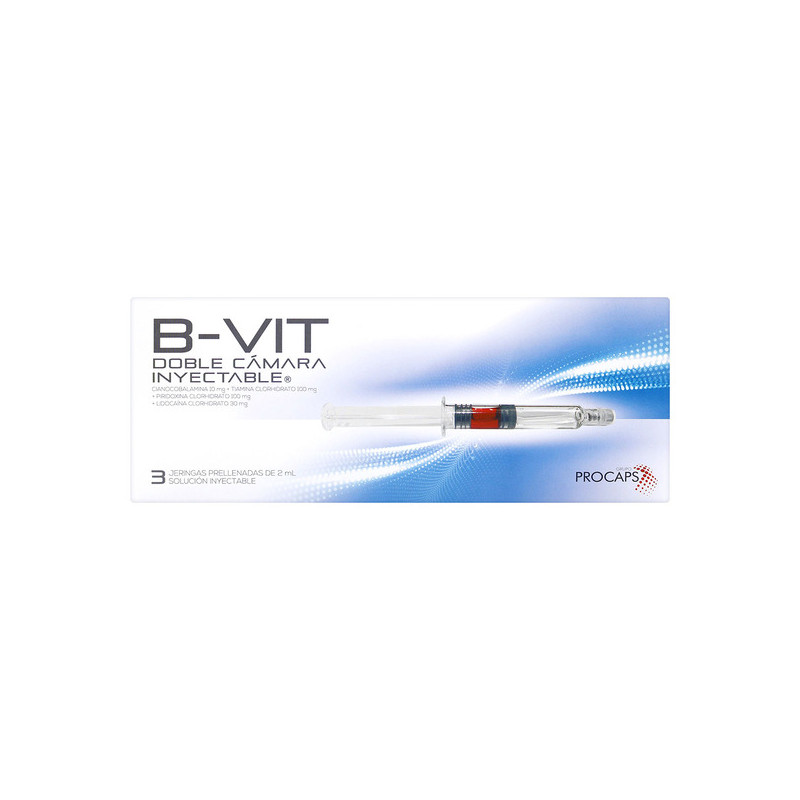 B-VIT DC 3 AMPOLLAS JERINGA PRELLENADA