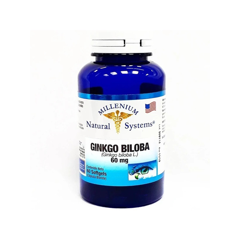 ( ) GINKGO BILOBA 60MG  100 SOFTGELS NATURAL SYSTEMS