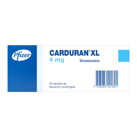 CARDURAN XL 4 MG 30TBS(A)(3% )(PAE)