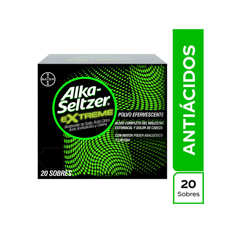 ALKA SELTZER EXTREME 20 SOBRES