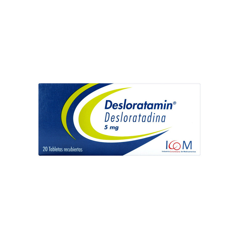 ( ) DESLORATAMIN 5 MG 20 TBS ICOM MQ