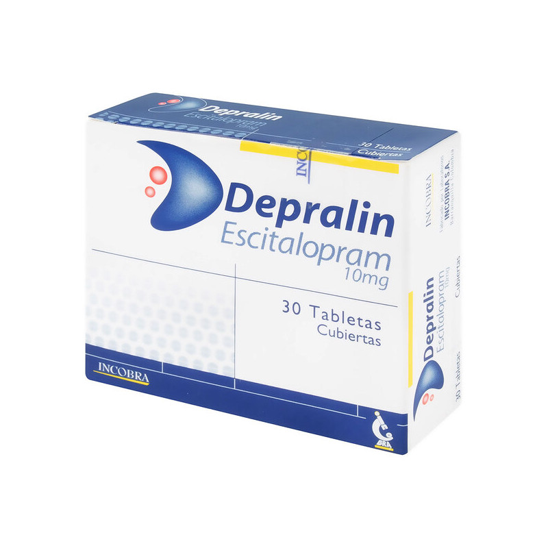 DEPRALIN (ESCITALOPRAM) 10 MG 30 TABLETAS (PDB)