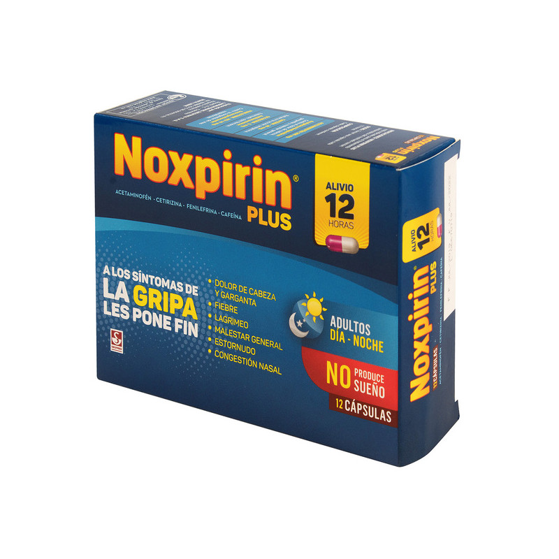 NOXPIRIN PLUS 12 CAPSULAS