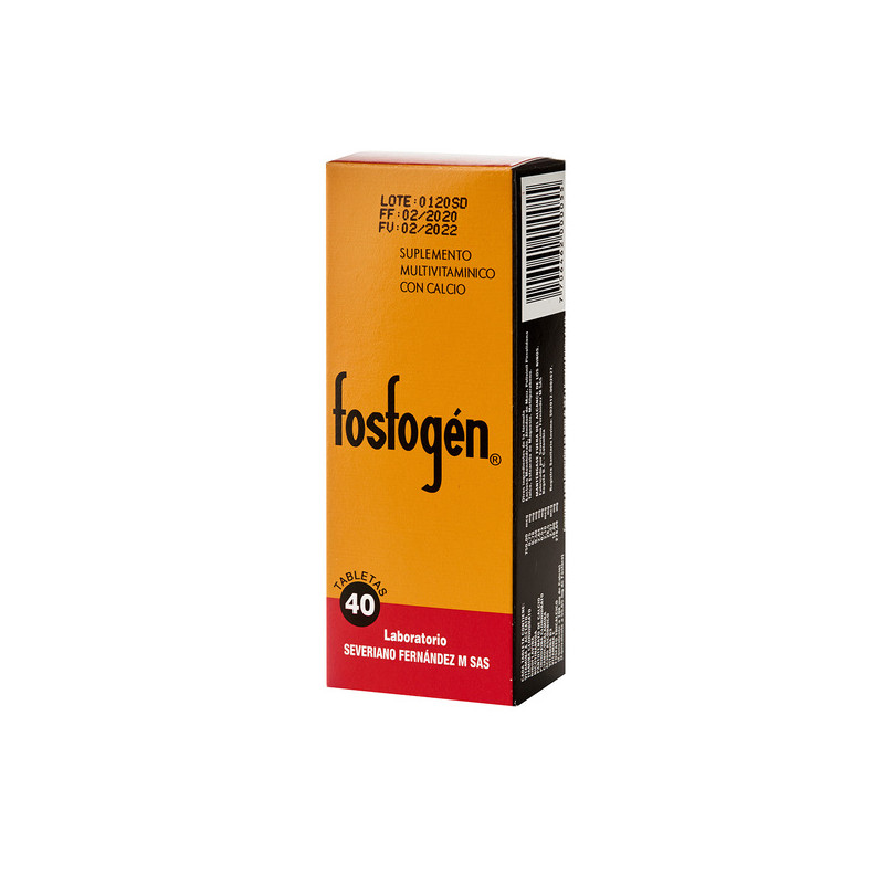 FOSFOGEN 40 TABLETAS
