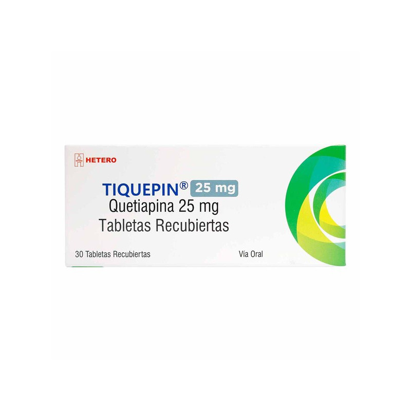 TIQUEPIN 25 MG 30 TABS (P)16792