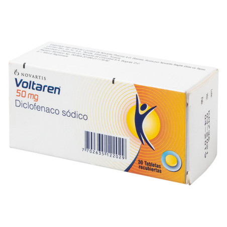 VOLTAREN 50 MG 3 BLISTER 10 GRAGEAS(3% )