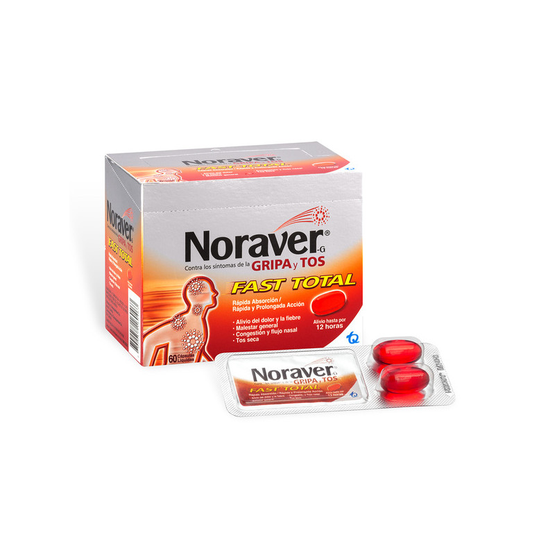 NORAVER GRIPA FAST TOTAL 60 CAPSULAS(A)