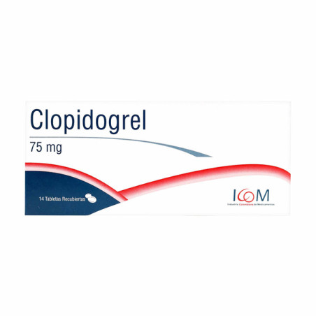 ( ) CLOPIDOGREL 75MG 14TBS ICOM (M)17913