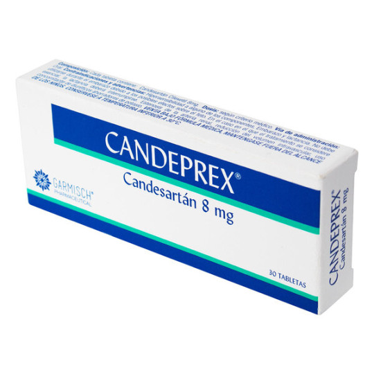 CANDEPREX 8 MG 30 TABLETAS (P)16848