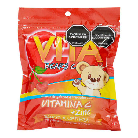 ( ) GOMAS VITABEARS C ZINC CEREZA 25UND ICOM