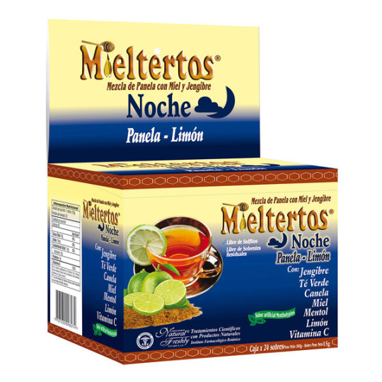 MIELTERTOS GRIPA NOCHE PANE.LIMON 24 SBS
