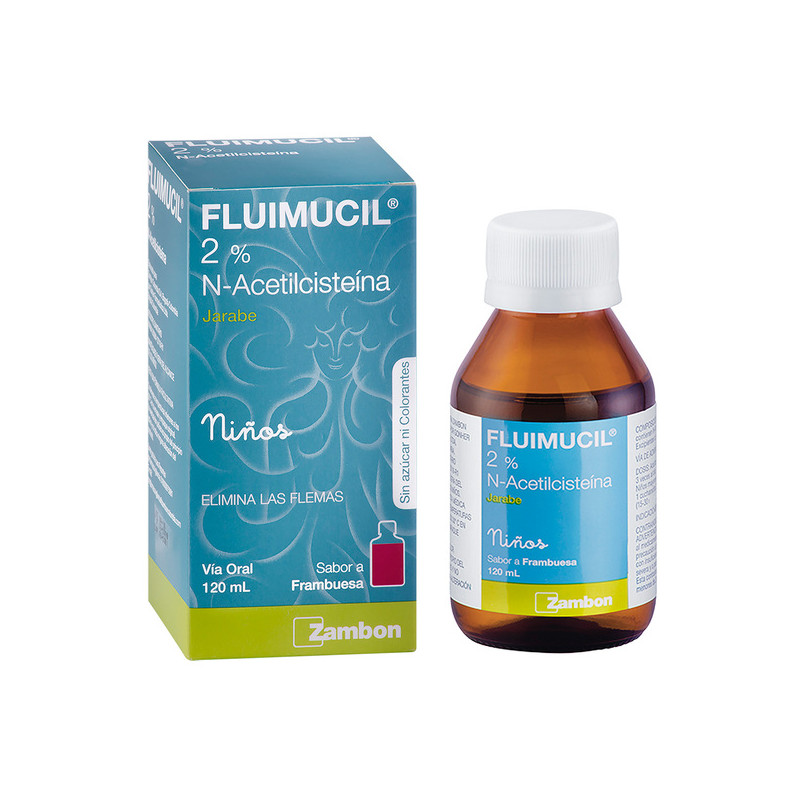 FLUIMUCIL NINOS JARABE 2% 120 ML.