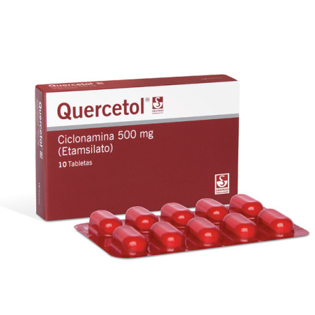 QUERCETOL 500 MG 10 TABLETAS