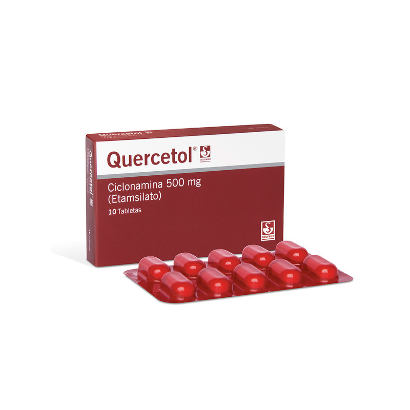 QUERCETOL 500 MG 10 TABLETAS
