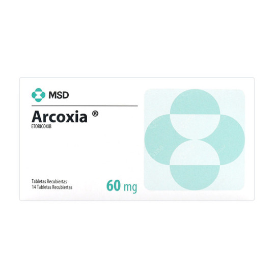 ARCOXIA 60 MG 14 TABLETAS(3% )(PAE)