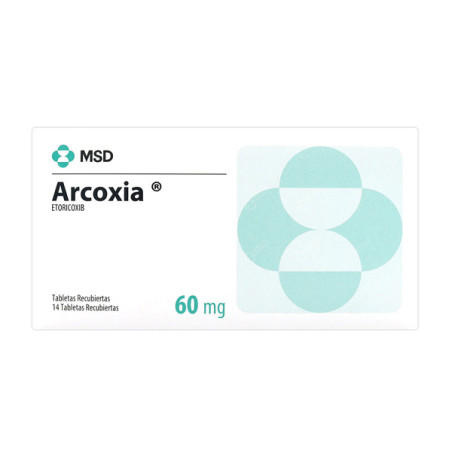 ARCOXIA 60 MG 14 TABLETAS(3% )(PAE)