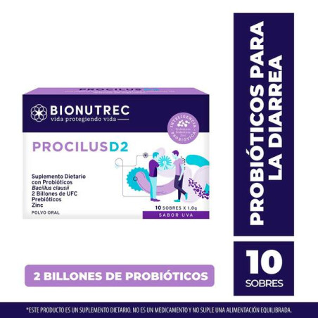 PROCILUS PROBIOTICOS D2 10 SOBRES