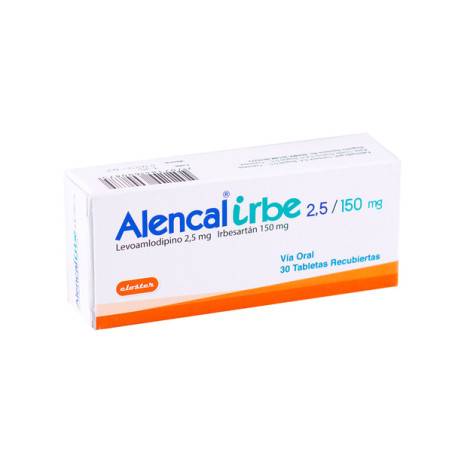 ALENCAL IRBE 2.5 MG/150 MG 30 TABLETAS
