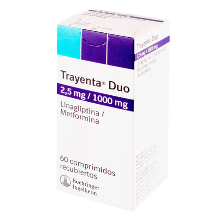 TRAYENTA DUO 2.5/1000 MG 60 TBS (A)(PAE)