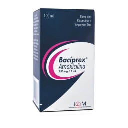 ( ) BACIPREX 250 MG SUSP. 100ML ICOM