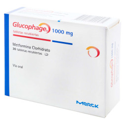 GLUCOPHAGE 1000 MG 30 TBS (3% )(PAE)