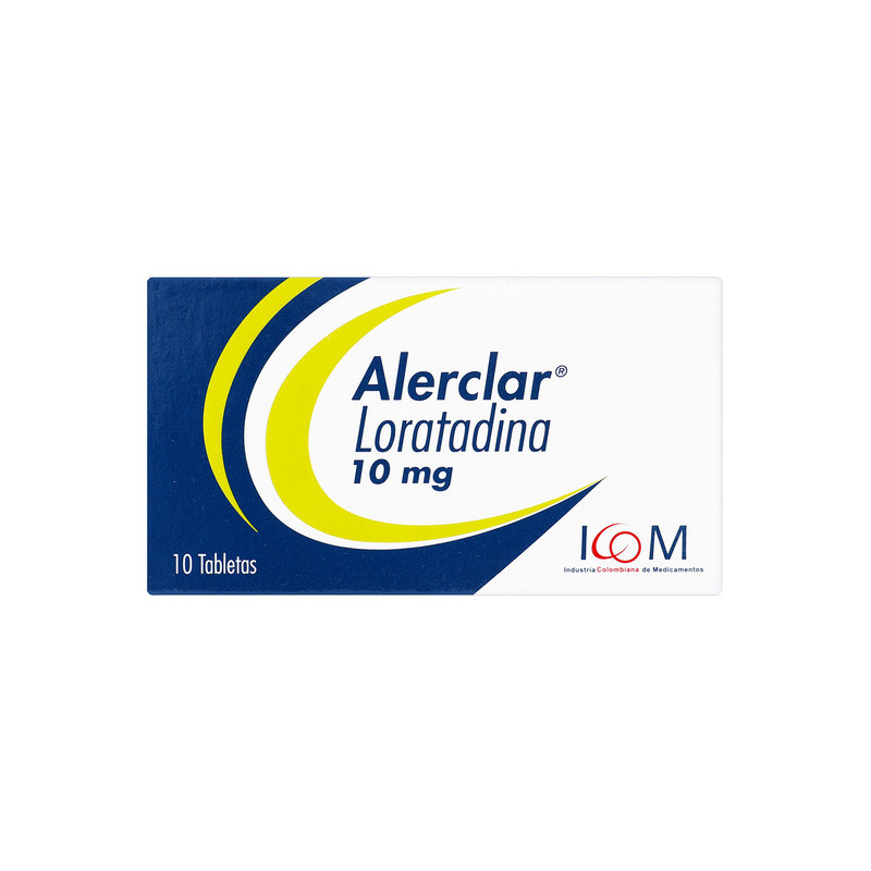 ( ) ALERCLAR 10 MG 10 TBS ICOM