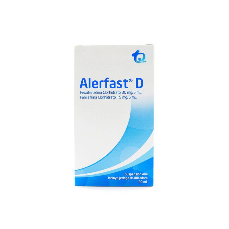 ALERFAST D SUSPENSION ORAL 90 ML(3% )