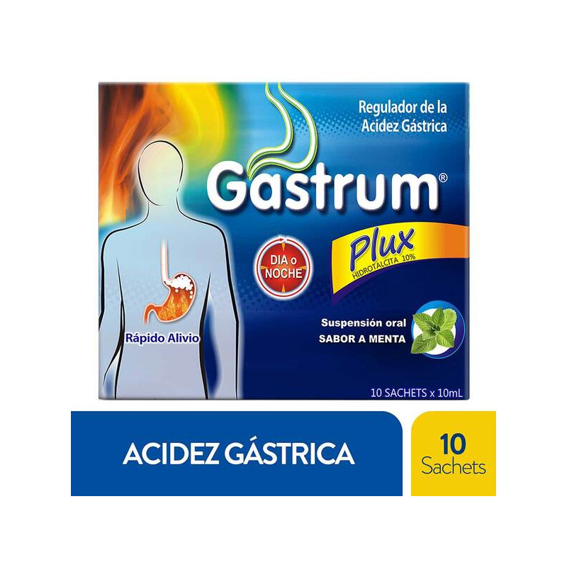 GASTRUM PLUS MENTA 10 ML 10 SBS