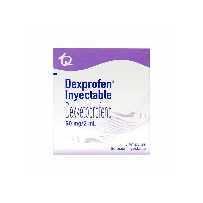 DEXPROFEN 50 MG/2ML INYECTABLE CAJA 3AMP