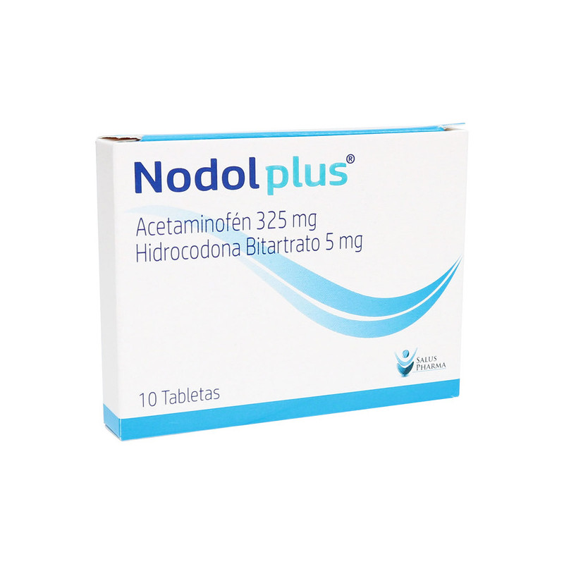 NODOL PLUS 325/5 MG 10 TBS (SAV) (BITARTRATO DE HIDROCODONA- ACETAMINOFEN)