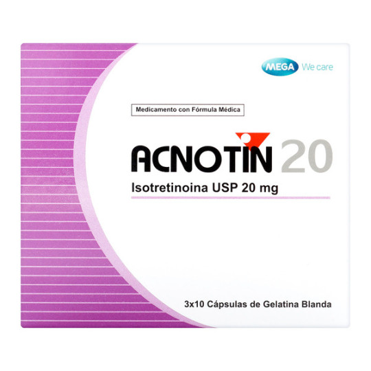 ACNOTIN (ISOTRETINOINA) 20 MG 30 CAPS (PDB)(SAV)