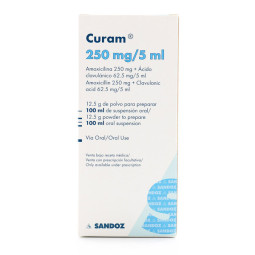 CURAM 250 MG SUSPENSION 100 ML(3% )