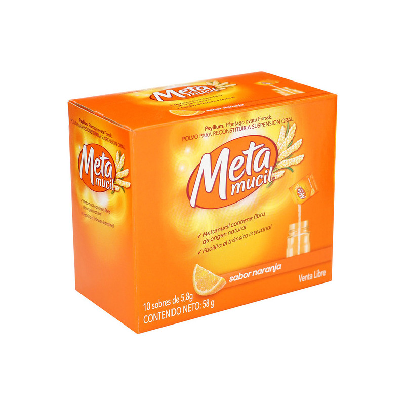 METAMUCIL FIBRA 5.8 GR 10 SOBRES