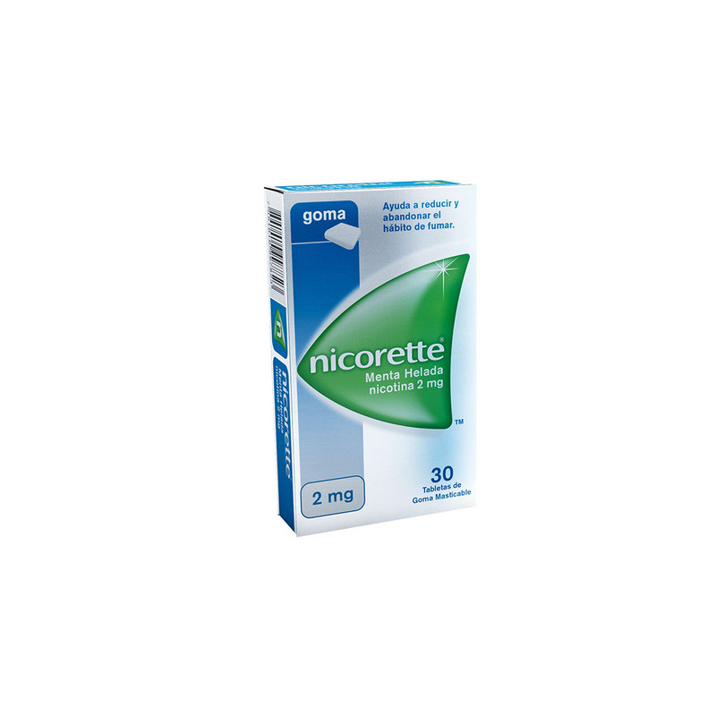 NICORETTE MENTA HELADA 2MG 30 GOMAS(PAE)          