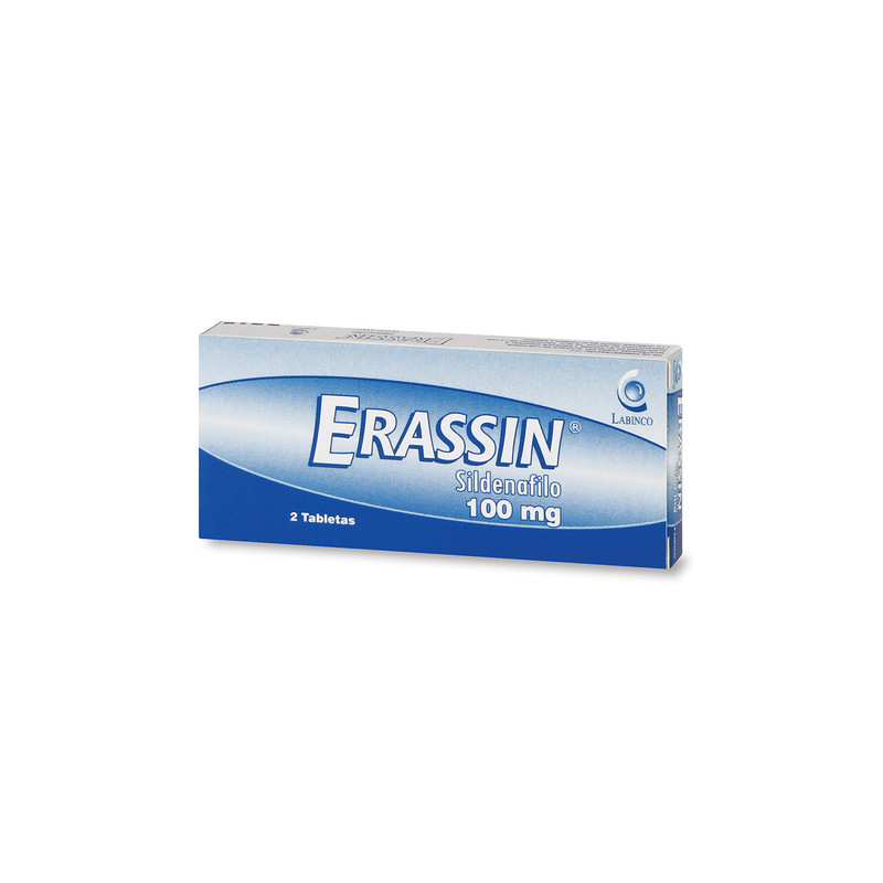 ERASSIN 100 MG 2 TABLETAS LB