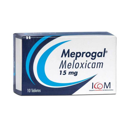 ( ) MEPROGAL 15 MG 10 TBS ICOM