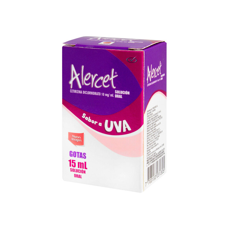 ALERCET GOTAS UVA 15 ML (3% )(PAE)                