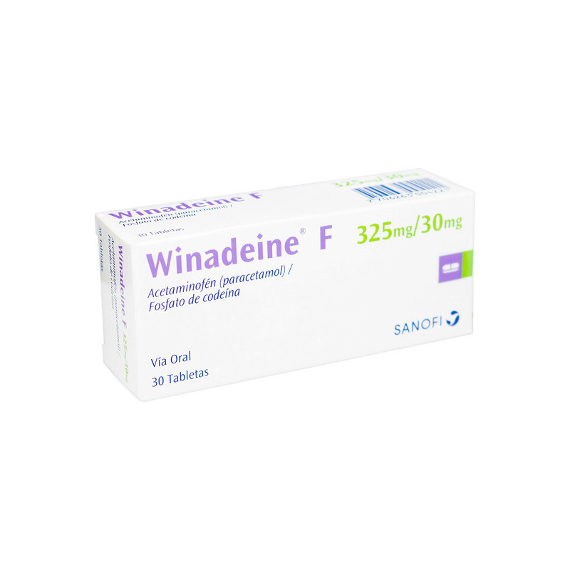 WINADEINE F 325/30 MG 30 TABLETAS(PAE)
