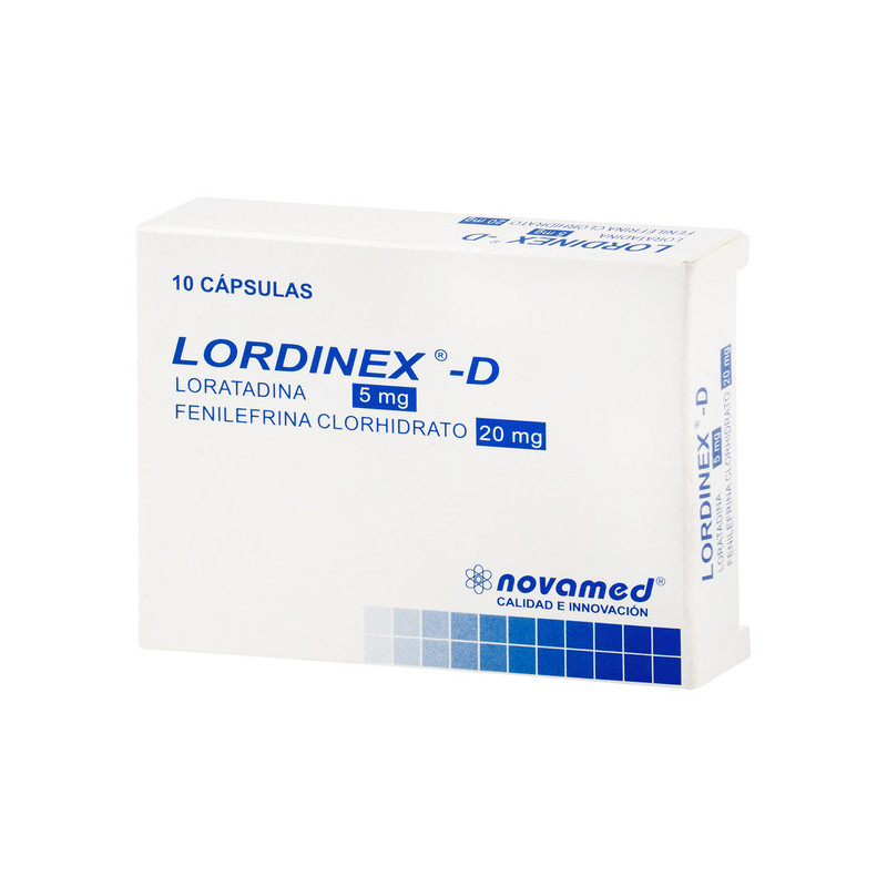 ( ) LORDINEX D 10 CAPSULAS