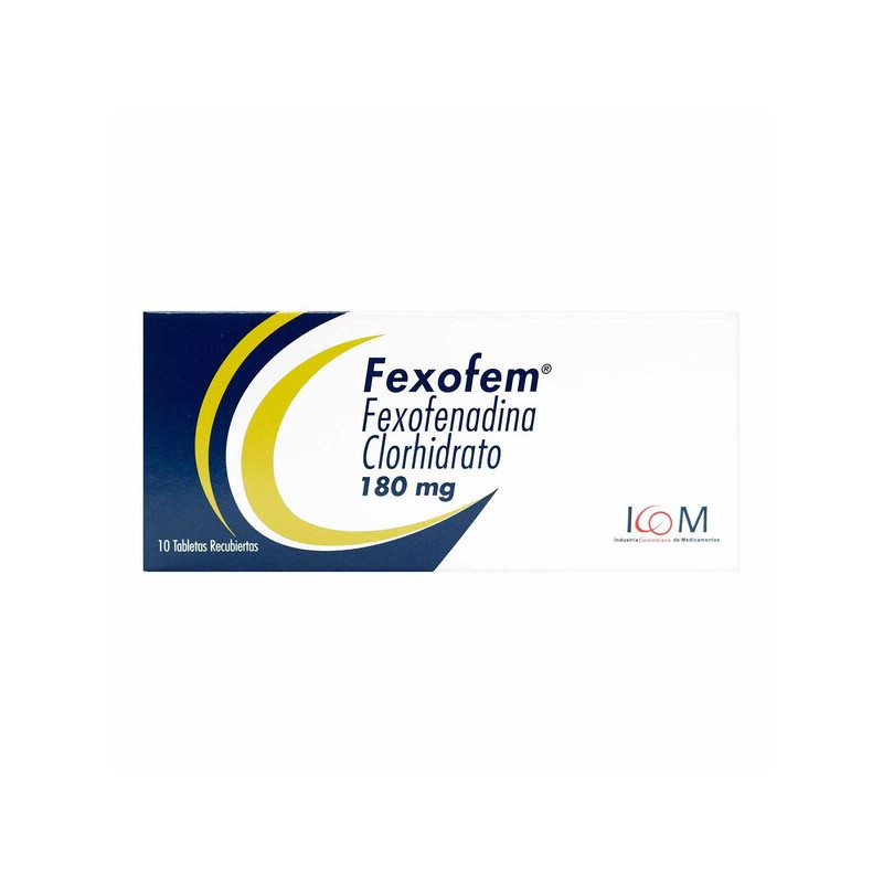 ( ) FEXOFEM 180 MG 10 TBS ICOM                        