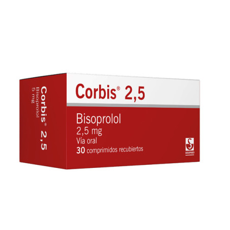 CORBIS BISOPROLOL 2.5 MG 30 TBS(M)8742