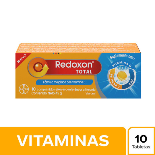 REDOXON TOTAL 3 FCOS 10 TABS EFERVE.              