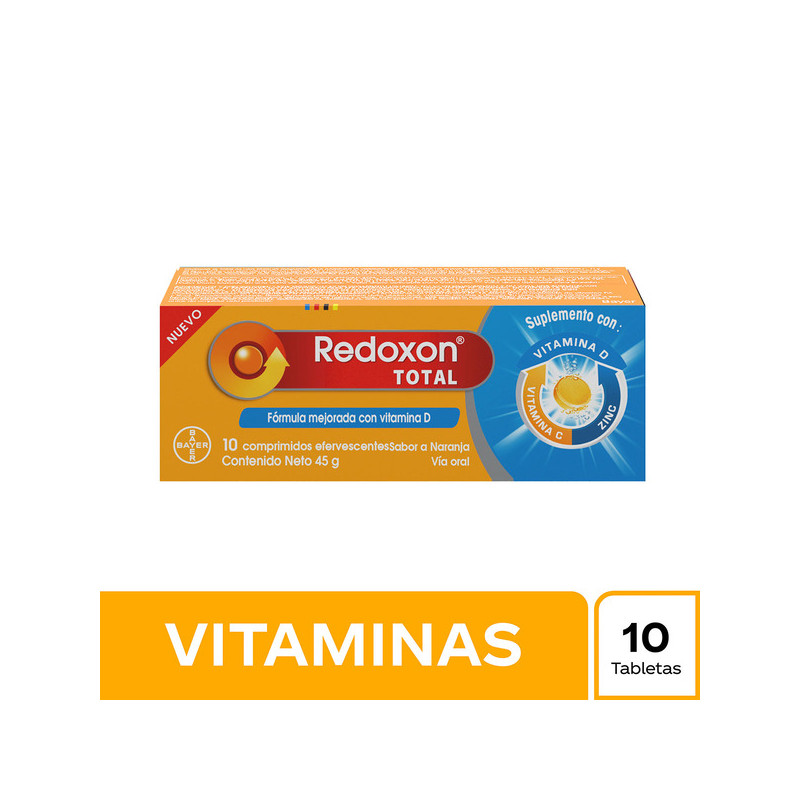REDOXON TOTAL 3 FCOS 10 TABS EFERVE.              