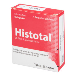 HISTOTAL 25.000 UI 4 AMP. BEBIBLES