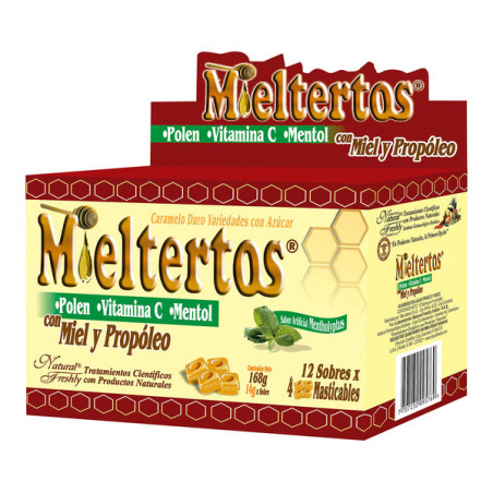 MIELTERTOS PASTILLAS MASTICABLES 12 SBS