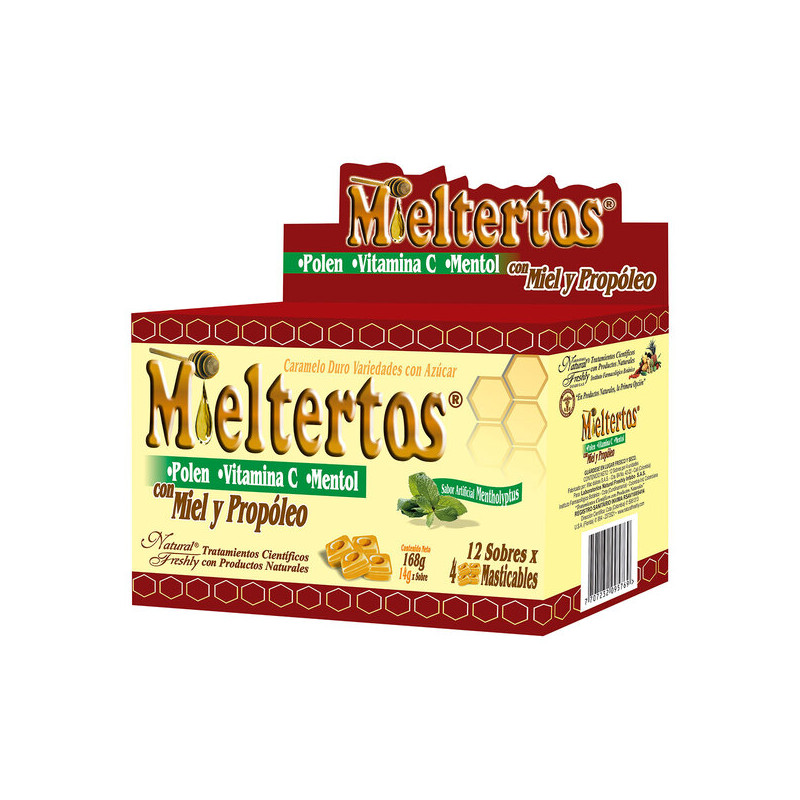 MIELTERTOS PASTILLAS MASTICABLES 12 SBS