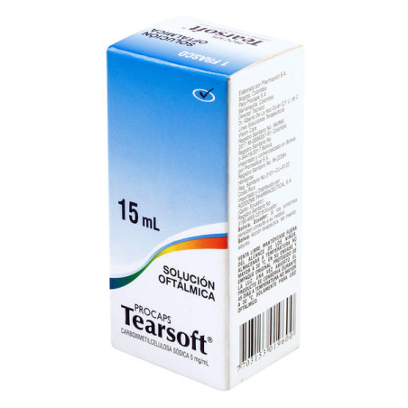 TEARSOFT SOLUCION OFTALMICA 15 ML