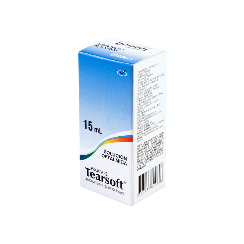 TEARSOFT SOLUCION OFTALMICA 15 ML