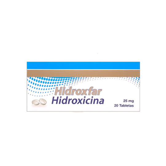 ( ) HIDROXFAR 25 MG 20 TABS ICOM                      
