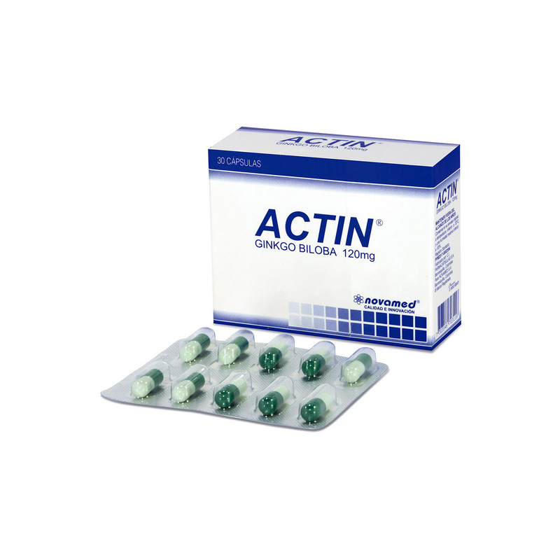 ACTIN 120 MG 30 CAPSULAS